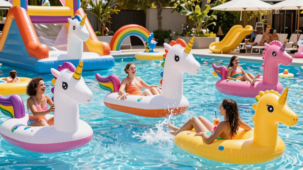 floating safe colorful fun