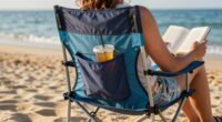 hands free beach lounging