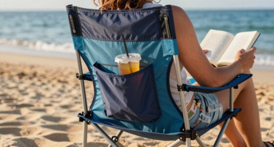 hands free beach lounging