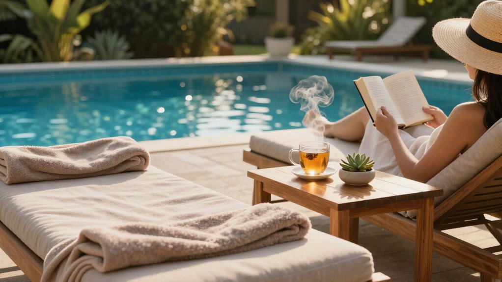 holistic poolside self care