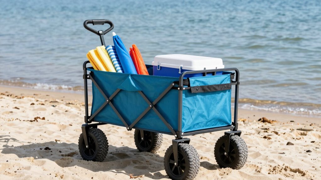 ideal soft sand beach cart