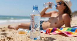 increased hydration during water vacations