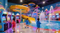 indoor water park arcade