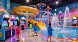 indoor water park arcade