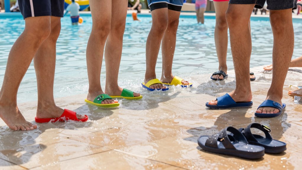 light fast water friendly footwear