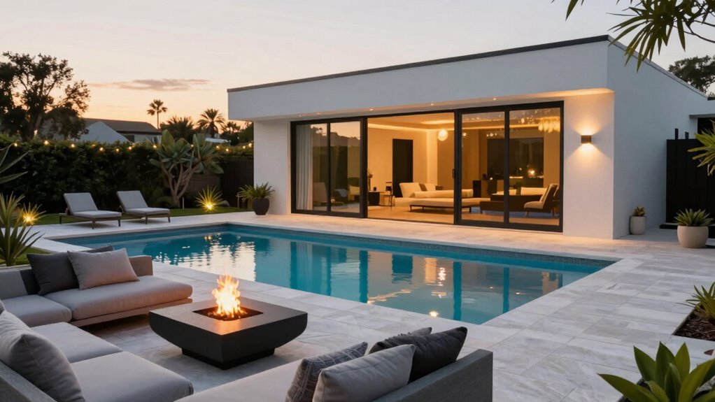 lighting and outdoor furniture