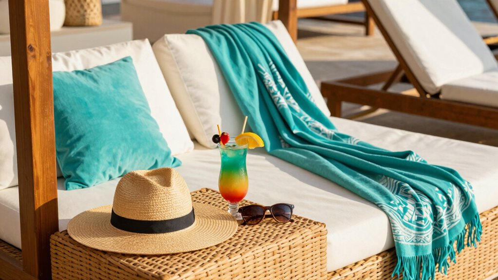 luxury resort cabana essentials