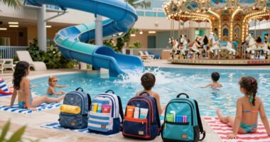 minimalist water park packing