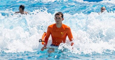 monitoring wave and swimmer safety