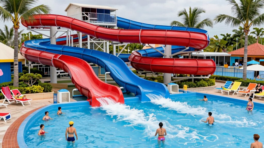 optimal water park attraction sequence