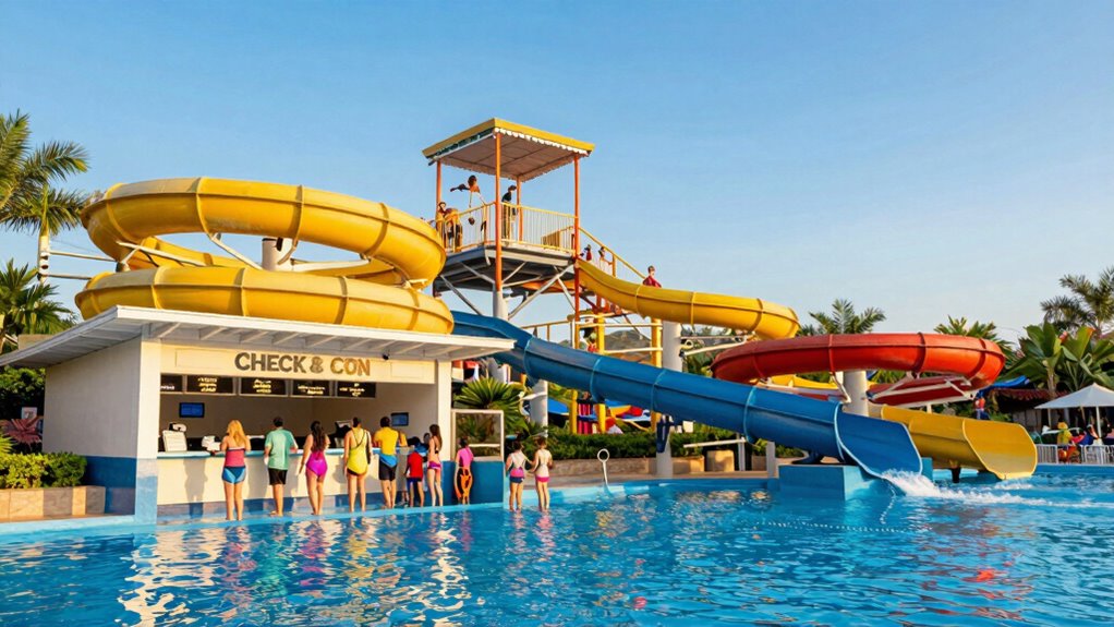 optimized water park entry