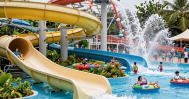 optimized water park route