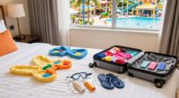 pack essentials for water park