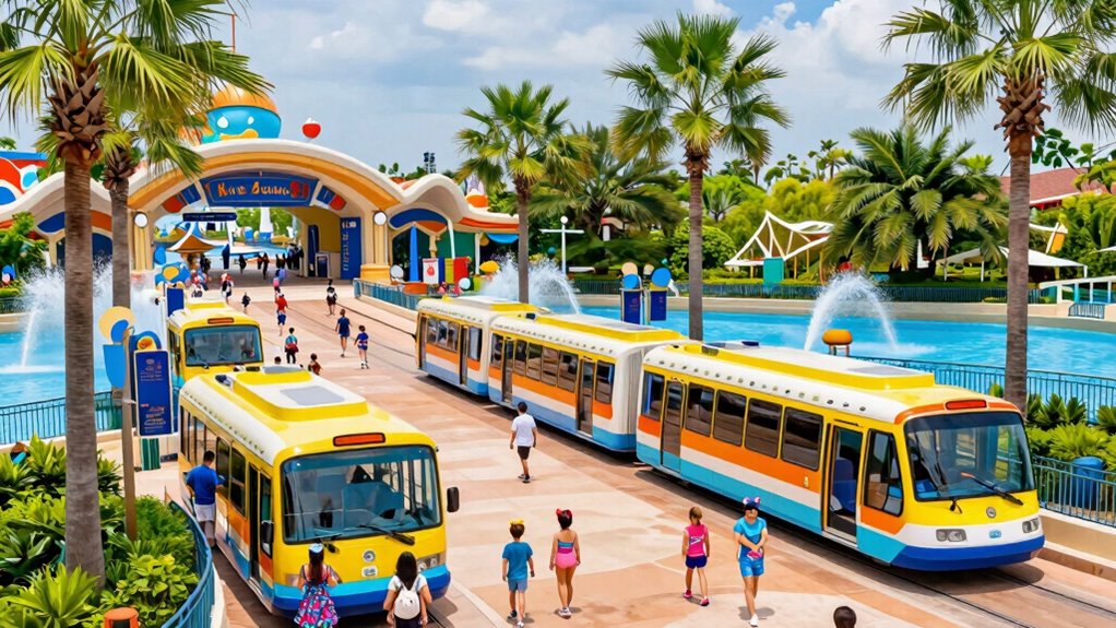 plan park shuttle arrive