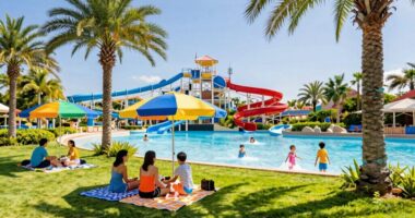 plan relaxing water park day