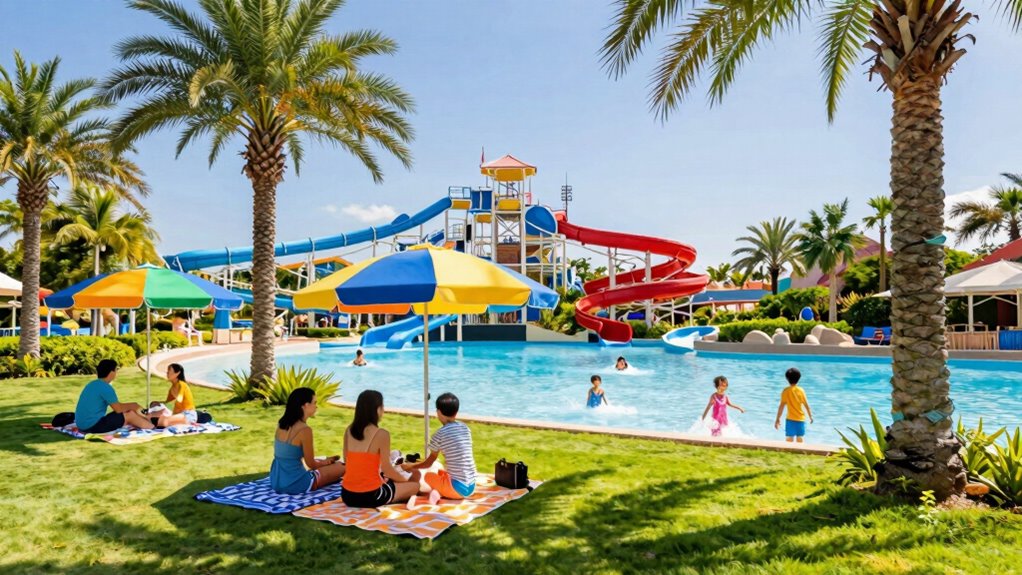 plan relaxing water park day