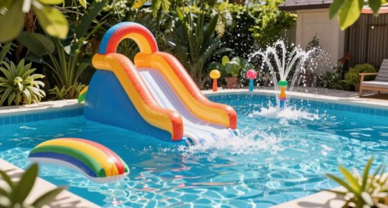 pool features create excitement