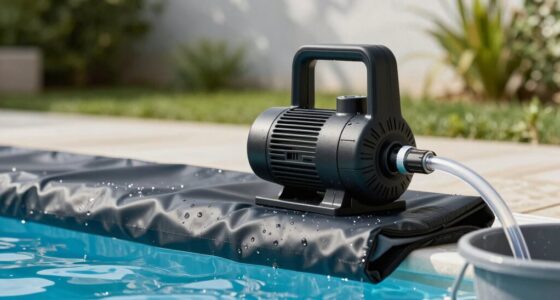pool rainwater removal