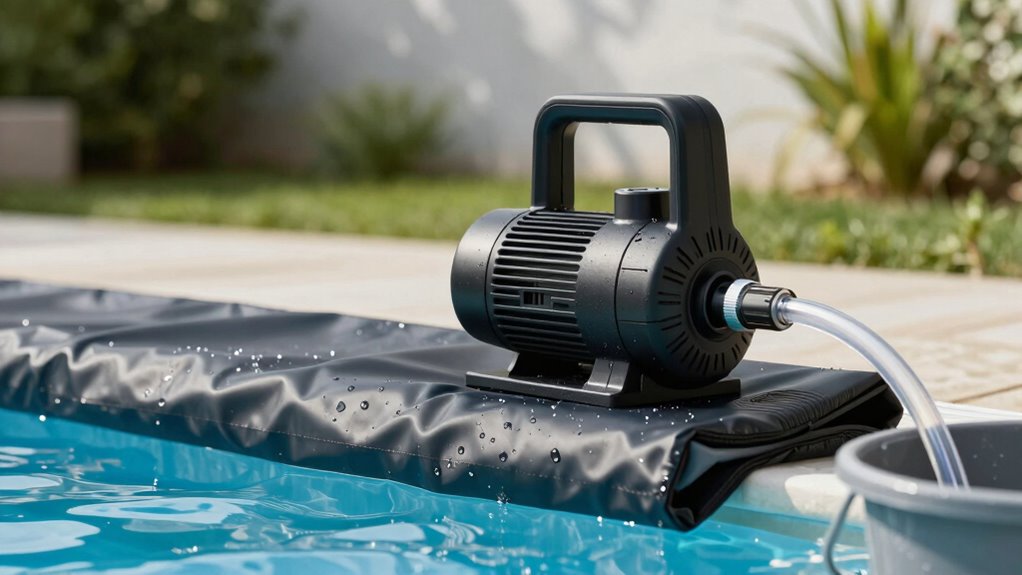 pool rainwater removal