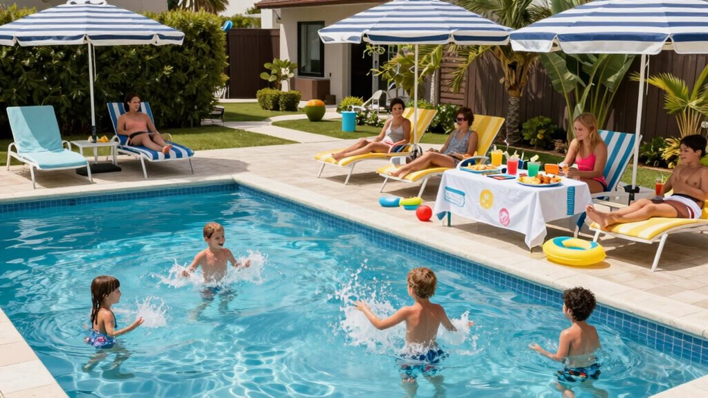 pool safety and weather planning