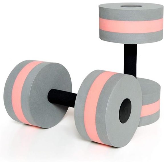 pool water aerobics dumbbells