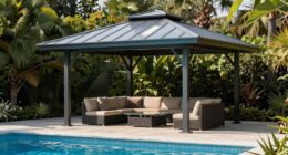 poolside hardtop gazebo considerations