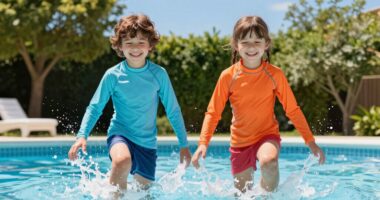 protective sun safe swimwear