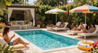 provide shaded seating areas