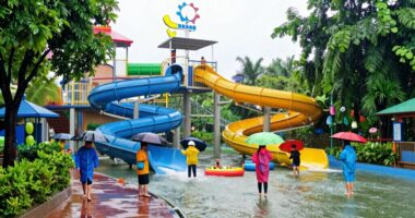 rainy weather water park planning