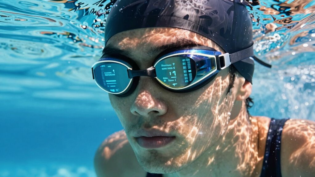 real time swimming performance data
