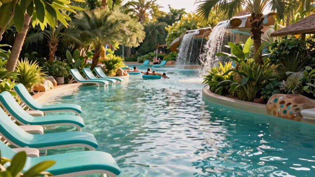 relaxing atmosphere and crowd control