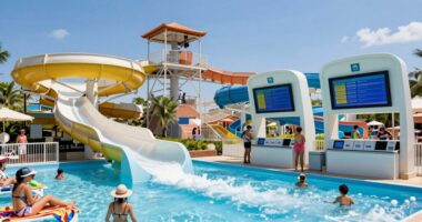 resort water park check in