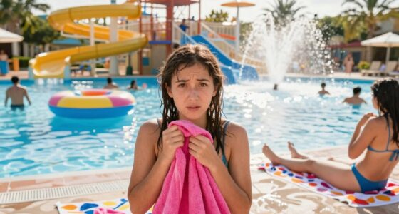 retrieve lost towel promptly