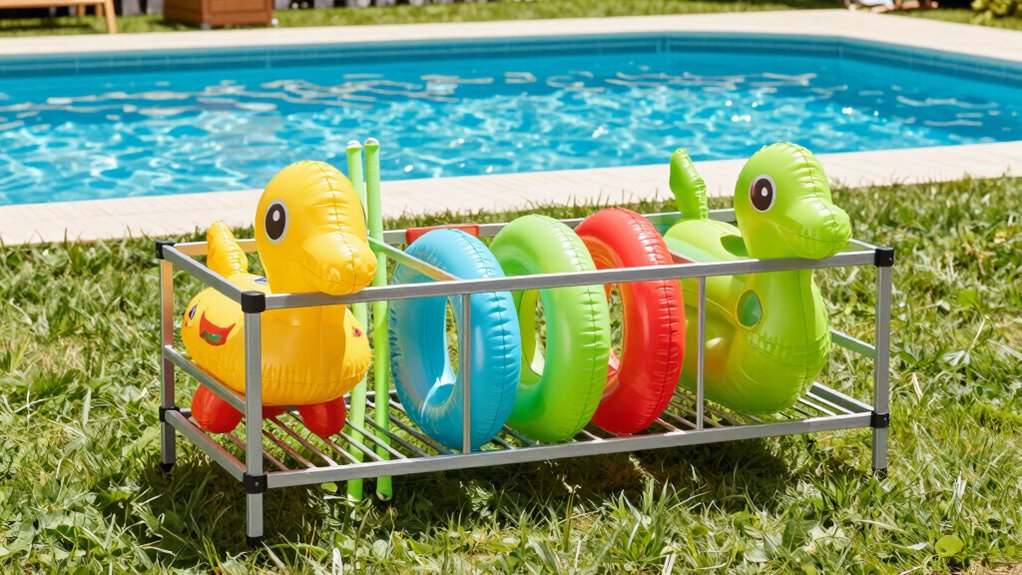 safe durable pool toy storage