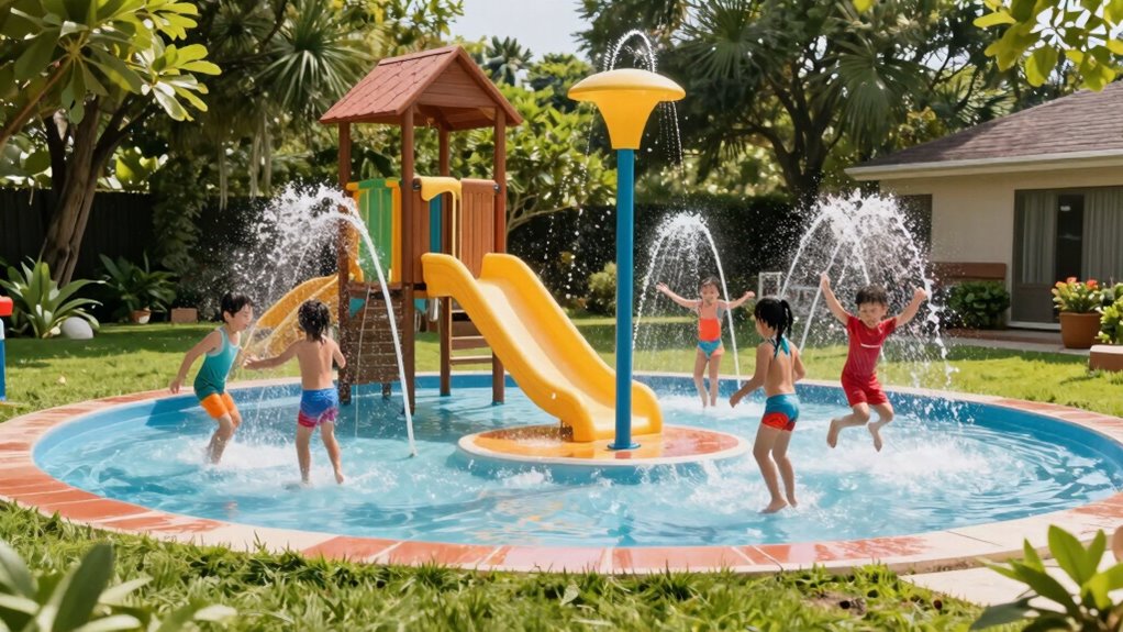 safe efficient water play area