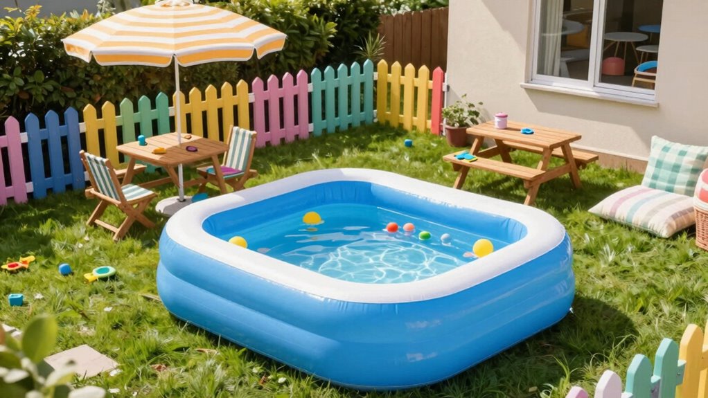 safe stylish backyard pool