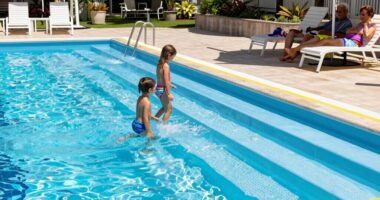 safer pool access design