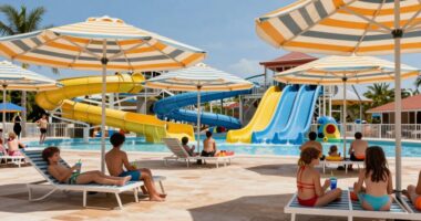 shade reduces water park tantrums