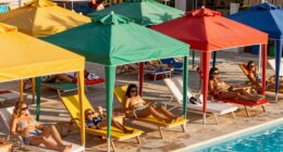 shade tents enhance pool days