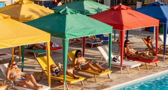 shade tents enhance pool days
