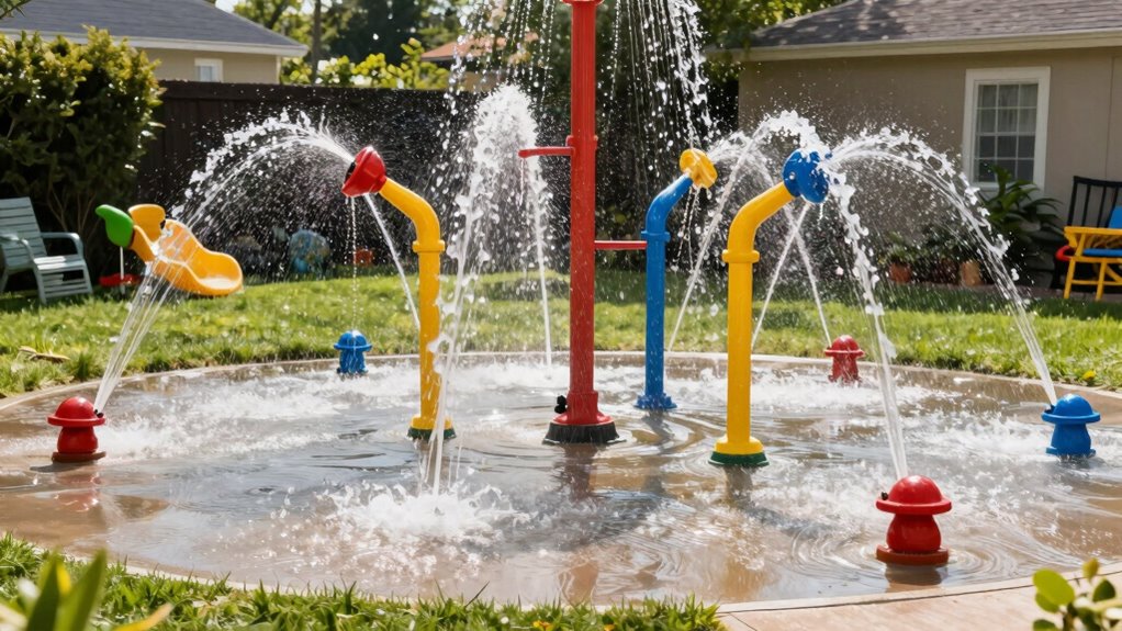 small yard water play