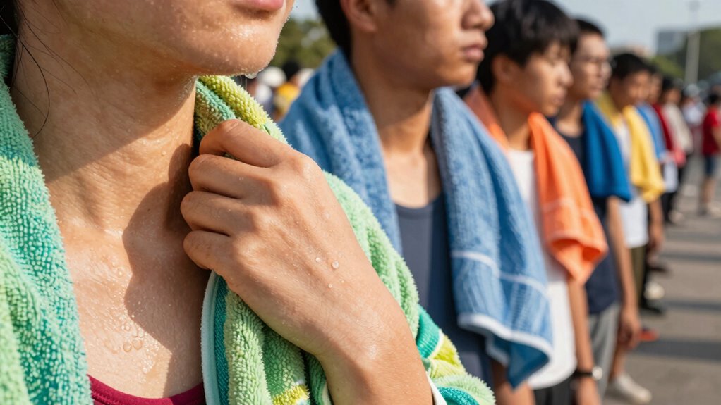 stay cool with cooling towels