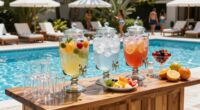 streamlined poolside event service
