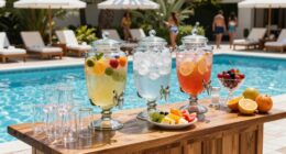 streamlined poolside event service