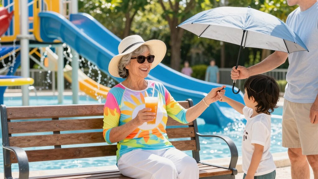 sun protection and snack planning