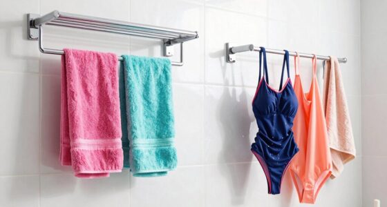 swim cleanup towel racks