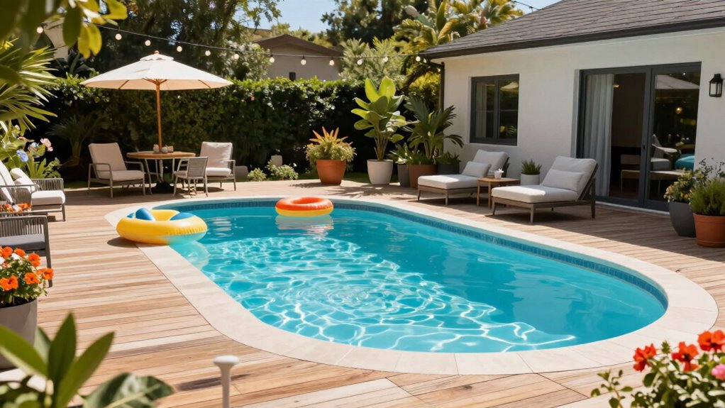 thoughtful poolside layout design