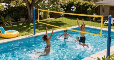top backyard pool volleyball sets