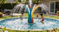 top backyard splash pads