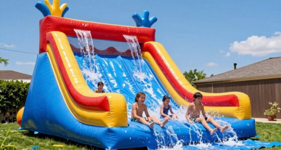 top backyard water slides